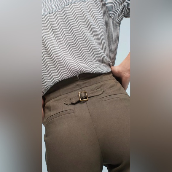 Anthropologie The Essential Wide Leg Trouser Sz 0 - Picture 3 of 6